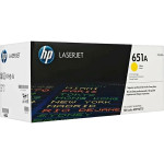 Тонер-картридж HP 651A (желтый; 16000стр; LJ 700, 775)