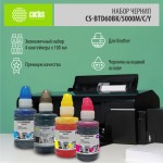 Чернила Cactus CS-BTD60BK/5000M/C/Y (голубой/пурпурный/желтый/черный; 100мл; Brother DCP-T300, T500W, T700W, MFC-T800W)