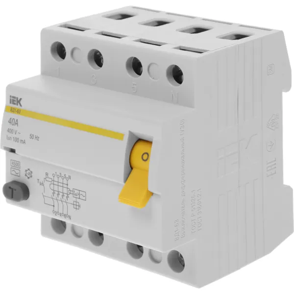 УЗО IEK MDV10-4-040-100
