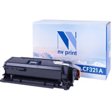 Тонер-картридж NV Print НР CF321A (голубой; LaserJet Color M680dn, M680f, M680z) [NV-CF321AC]