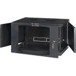 Шкаф коммутационный настенный Lanmaster Next TWT-CBWNG-9U-6X4-BK (9U, 550x494x450мм, 60кг)