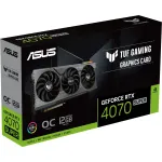 Видеокарта GeForce RTX 4070 SUPER 1980МГц 12Гб ASUS TUF Gaming OC (PCI-E 4.0, GDDR6X, 192бит, 1xHDMI, 1xDP)