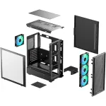 Корпус DeepCool CC550 4F (Midi-Tower, 1xUSB3.0)