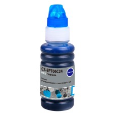 Чернила Cactus CS-EPT06C24 (голубой пигментный; 70мл; Epson L6550, 6570, 11160, 15150, 15160) [CS-EPT06C24]