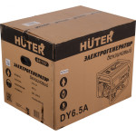 Электрогенератор Huter DY6.5A (бензиновый, однофазный, пуск ручной, 5,5/5кВт, непр.работа 8,8ч)