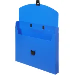 Портфель Бюрократ BPP01BLUE (A4, отделений 1, пластик, толщина пластика 0,7мм, синий)