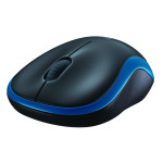 Мышь Logitech Wireless Mouse M185 Blue-Black USB (радиоканал, кнопок 3, 1000dpi)
