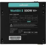 Блок питания Zalman Wattbit II ZM500-XEII 500W (ATX, 500Вт, 20+4 pin, ATX12V 2.3, 1 вентилятор)