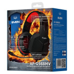 Гарнитура Sven AP-G988MV (оголовье, с проводом, 1.2м, полноразмерные, 2 x mini jack 3.5 mm, 300г)