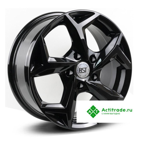 RST R066 R16/6.5J PCD 5x112 ET 46 ЦО 57,1 черный глянцевый