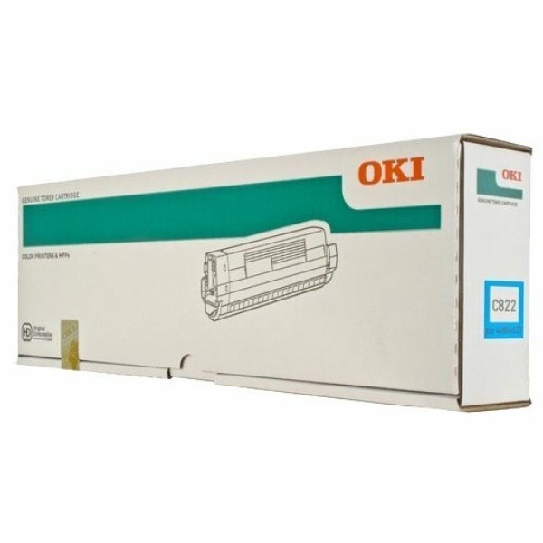 Картридж OKI 44844627 (голубой; 7300стр; OKI C822)