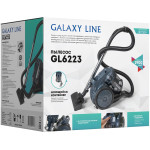 Пылесос Galaxy Line GL 6223 (контейнер, мощность всысывания: 500Вт, пылесборник: 3л, потребляемая мощность: 1900Вт)