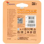 Карта памяти microSDHC 32Гб ADATA (Class 10, 85Мб/с, UHS-I U1, адаптер на SD)