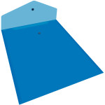 Конверт на кнопке Бюрократ -PK875/1 (A4, вертикальный, пластик, толщина пластика 0,18мм, ассорти)