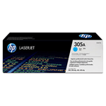 Тонер-картридж HP 305A (голубой; 2600стр; HP Color LaserJet Color M351, M451, MFP M375, MFP M475)