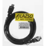 Кабель аудио-видео LAZSO (прямой HDMI (m), прямой HDMI (m), HDM: ver 2.0, 3м)