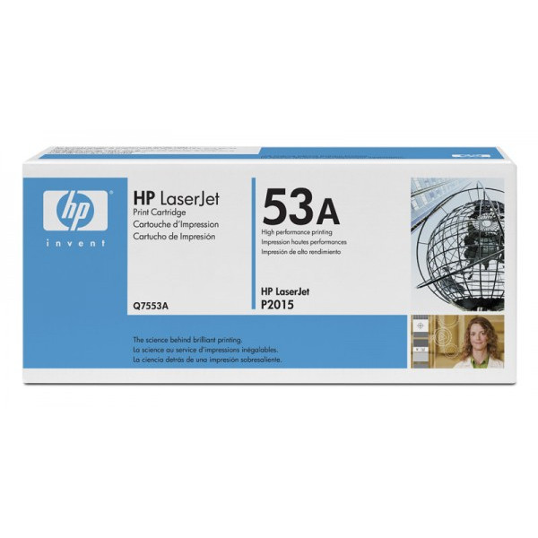 Картридж HP 53A (чёрный; 3000стр; Hp LJ P2015)