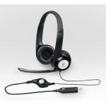 Гарнитура Logitech Stereo Headset H390 (оголовье, USB, 2.33м, накладные, USB, 197г)