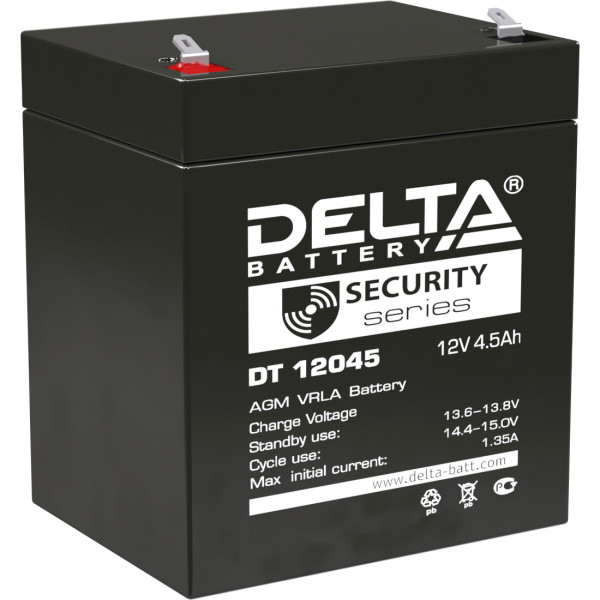 Батарея Delta DT 12045 (12В, 4,5Ач)
