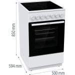 Плита электрическая Gorenje GEC5B41WG