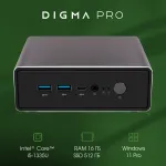 ПК Digma Pro Minimax U1 (Core i5 1335U 1300МГц, DDR4 16Гб, SSD 512Гб, Intel UHD Graphics, Windows 11)