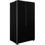 Холодильник Kraft KF-MS5701BI (No Frost, A++, 2-камерный, Side by Side, объем 595:390/205л, инверторный компрессор, черный)
