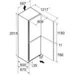Холодильник Liebherr CNsff 5703 (No Frost, A, 2-камерный, 600x2 015x675см, белый)