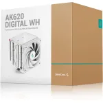 Кулер для процессора DeepCool AK620 DIGITAL WH (Socket: 1150, 1151, 1155, 1200, 1700, 2011, 2011-3, 2066, AM4, 28дБ, 4-pin PWM)