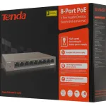 Коммутатор Tenda TEG1109P-8-102W