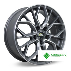 Cross Street CR-19 R17/7J PCD 5x108 ET 40 ЦО 54,1 антрацитовый с полированной лицевой поверхностью