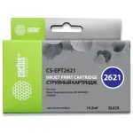 Чернильный картридж Cactus CS-EPT2621 (черный; 19,2стр; Expression Home XP-600, 605, 700, 800)