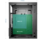 Корпус Bloody BD-CC101-BK (Mini-Tower, 2xUSB3.0)