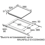 Варочная поверхность Maunfeld EVCE594SMDPBK