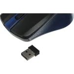 Oklick 485MW Black-Blue USB (радиоканал, кнопок 3, 1200dpi)