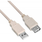 Кабель-удлинитель USB2.0 Buro (USB A(m), USB A(f), 3м)