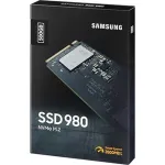 Жесткий диск SSD 500Гб Samsung 980 (2280, 3100/2600 Мб/с, 470000 IOPS, PCI-E, для ноутбука и настольного компьютера)