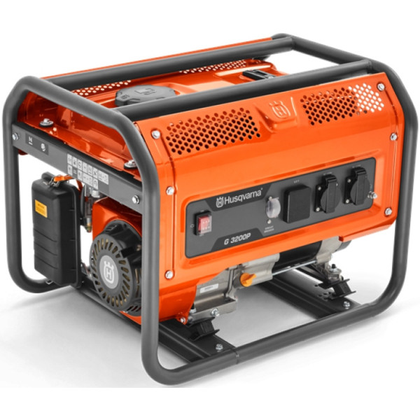 Электрогенератор HUSQVARNA G3200P (бензиновый, однофазный, пуск ручной, 3/2,8кВт)