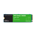 Жесткий диск SSD 500Гб Western Digital Green (M.2, 2400/1500 Мб/с, 300000 IOPS, PCI-E, для ноутбука и настольного компьютера)