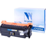 Тонер-картридж NV Print НР CF322A (желтый; LaserJet Color M680dn, M680f, M680z)