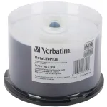 Диск DVD-R Verbatim (4.7Гб, 16x, cake box, 50, Printable)