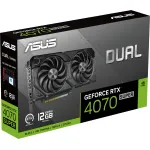 Видеокарта GeForce RTX 4070 SUPER 2505МГц 12Гб ASUS Dual EVO (PCI-E 4.0, GDDR6X, 192бит, 1xHDMI, 1xDP)