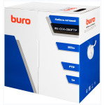 Кабель сетевой Buro BU-CCA-050FTP (алюминий омедненный, 0.5мм, 305м, 4пары)