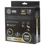 Кабель аудио-видео Cactus (HDMI (m), HDMI (m), 5м)