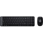 Клавиатура и мышь Logitech Wireless Combo MK220 Black USB (радиоканал, классическая мембранная, 101кл, светодиодная, кнопок 2, 1000dpi)