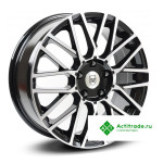Tech Line 739 R17/6.5J PCD 4x100 ET 40 ЦО 60,1 черный с полированной лицевой поверхностью