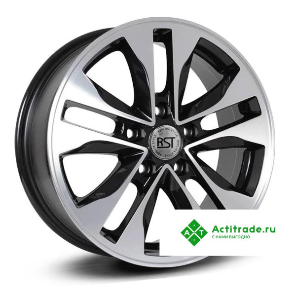 RST R116 R16/6.5J PCD 5x100 ET 40 ЦО 57,1 черный с полированной лицевой поверхностью