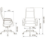 Кресло руководителя Бюрократ CH-607SL