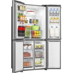 Холодильник Hisense RQ5P470SEI1 (No Frost, A+, 3-камерный, Side by Side, объем 530:331/199л, инверторный компрессор, серый)