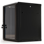 Шкаф коммутационный настенный Hyperline TWB-0945-GP-RAL9004 (9U, 600x500x450мм, IP20, 60кг)