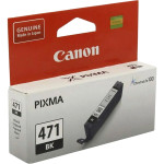 Картридж Canon CLI-471BK (черный; 398стр; 6,5мл; MG5740, MG6840, MG7740)